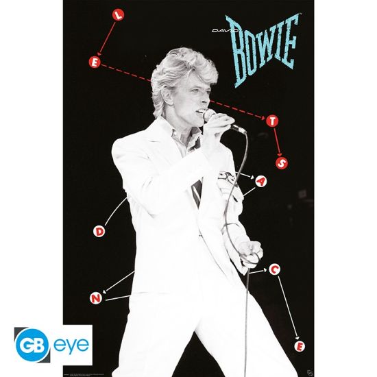 David Bowie : Affiche Let's Dance (91.5x61 cm) Précommande