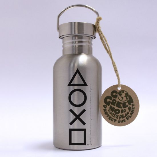 PlayStation: Botones Reserva de botella ecológica de acero inoxidable
