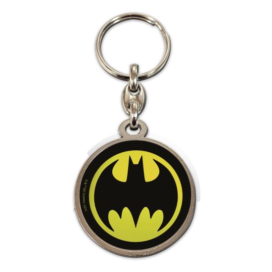 DC Comics: Batman-Logo-Schlüsselanhänger aus Metall (7 cm)