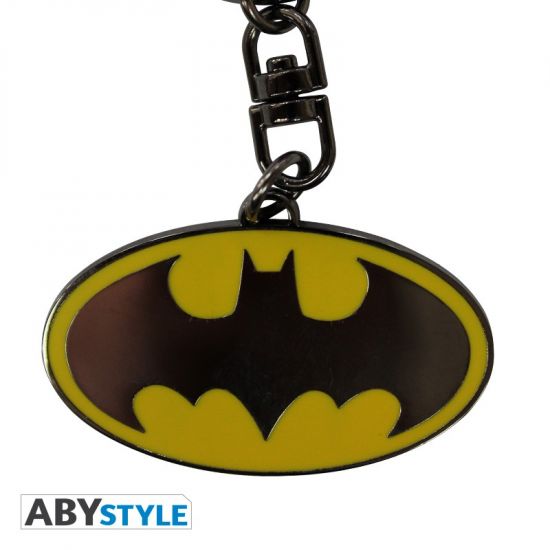 DC Comics: Batman Logo Metal Keychain - Merchoid