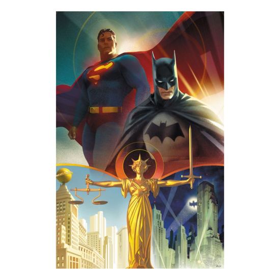 DC Comics : Batman & Superman Art Print - Le meilleur du monde (41x61 cm) Précommande