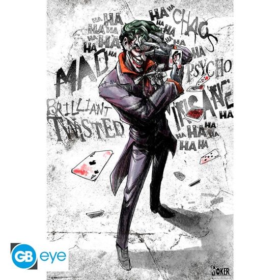 DC Comics : Affiche de type Joker (91.5x61 cm) Précommande