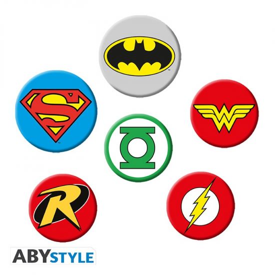 DC Comics : précommande du pack de badges logos