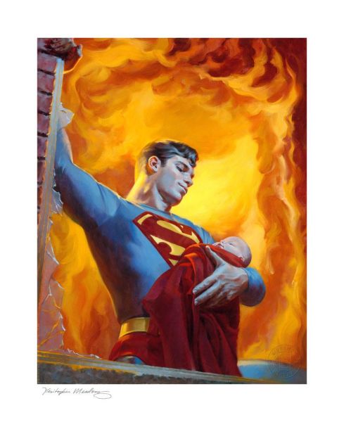 DC Comics: Saving Grace Art Print A Hero's Rescue (46x56cm - non encadré) Précommande