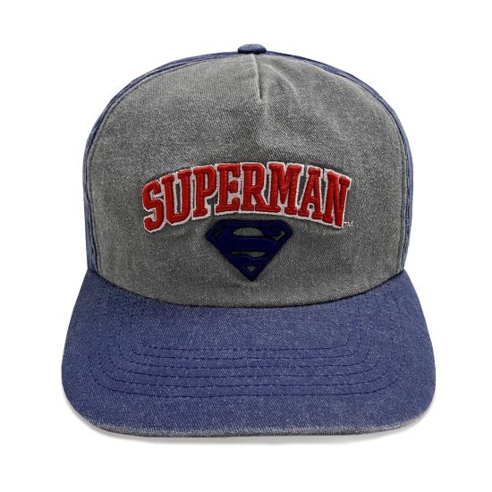 DC Comics Superman: Texto colegiado (gorra de béisbol) Reserva