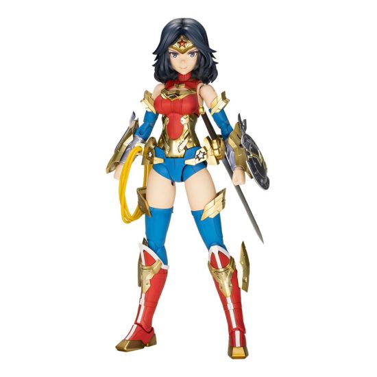 DC Comics: Wonder Woman Cross Frame Girl Kit de modelo de plástico Humikane Shimada Ver. (16 cm) Reserva