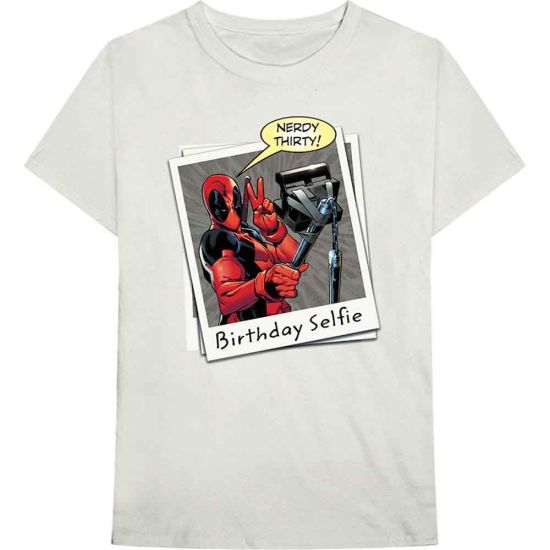 Deadpool: Camiseta selfie de cumpleaños de Deadpool