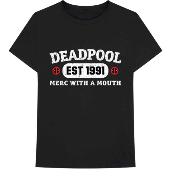 Deadpool : T-shirt Deadpool Merc avec une bouche