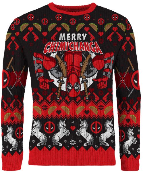 Deadpool: Merry Chimichanga Ugly Christmas Sweater
