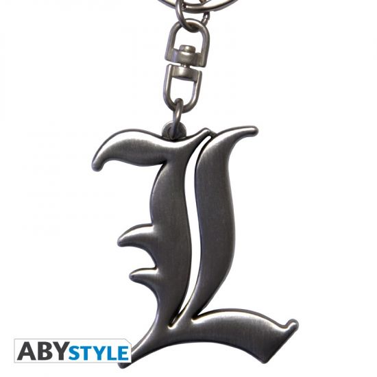 Death Note: L-symbool 3D Premium sleutelhanger pre-order