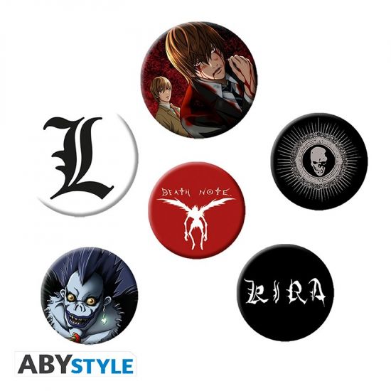 Death Note : Pack de badges mixtes