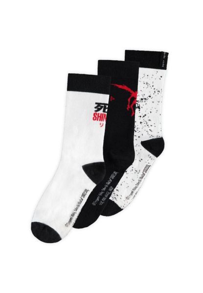 Death Note: Ryuk Splash Socks 3-Pack (43-46) Preorder