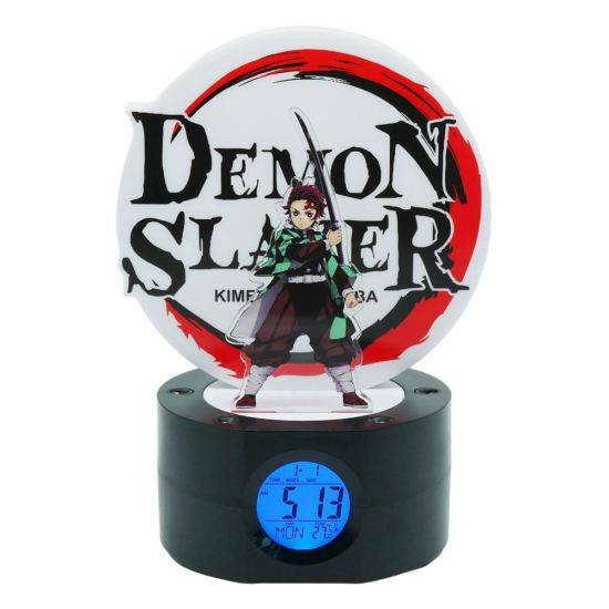 Demon Slayer: Kimetsu no Yaiba Reloj despertador con luz - Tanjiro (21 cm) Reserva