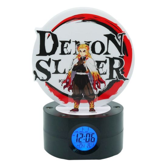 Demon Slayer : Réveil Kimetsu no Yaiba Rengoku avec lumière (21 cm) Précommande