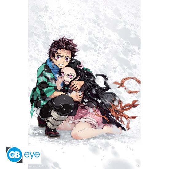 Demon Slayer: Tanjiro & Nezuko Snow Poster (91.5x61cm) Preorder