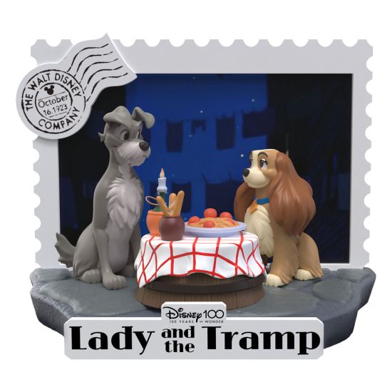 Disney 100th Anniversary: Lady And The Tramp D-Stage PVC Diorama (12cm) Preorder