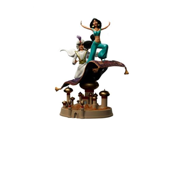 Disney: Estatua de Aladdin y Yasmine Escala 1/10 (30cm)