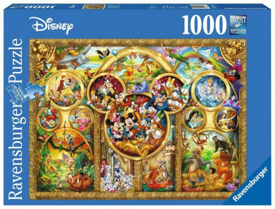 Disney: Die besten Disney-Themen-Puzzles (1000 Teile)