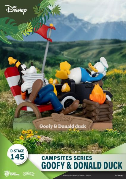 Disney: Goofy & Donald Duck D-Stage Campsite Series PVC Diorama (10cm) Preorder