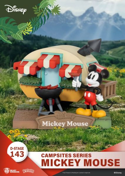 Disney: Mickey Mouse D-Stage Campsite Series PVC Diorama (10cm) Preorder