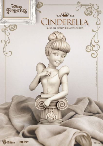 Disney Princess Series: Cindarella PVC Bust (15cm) Preorder