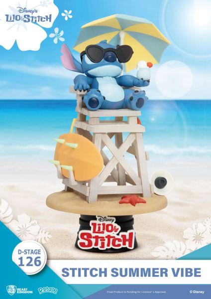 Disney: Stitch Summer Vibe D-Stage PVC Diorama (16cm) Preorder