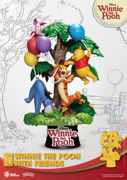 Disney: Winnie The Pooh With Friends D-Stage PVC Diorama (16cm)