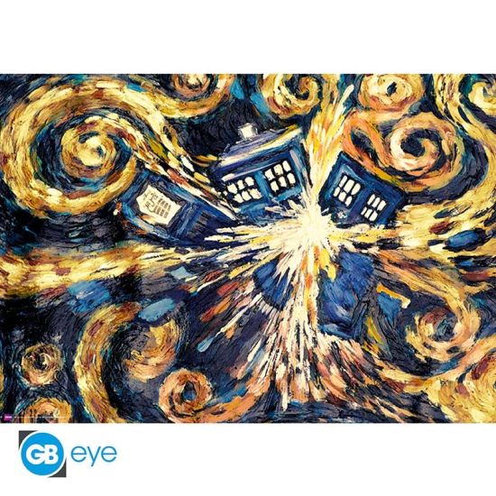 Doctor Who : Poster Tardis explosif (91.5 x 61 cm)
