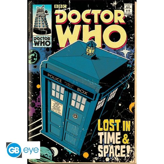 Doctor Who : Affiche de bande dessinée Tardis (91.5 x 61 cm) Précommande