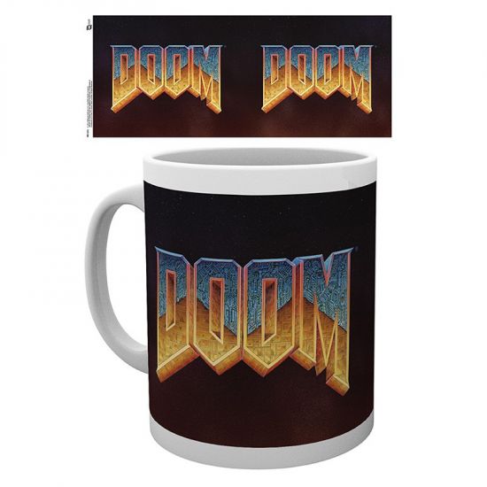 Reserva de taza con logotipo clásico de Doom