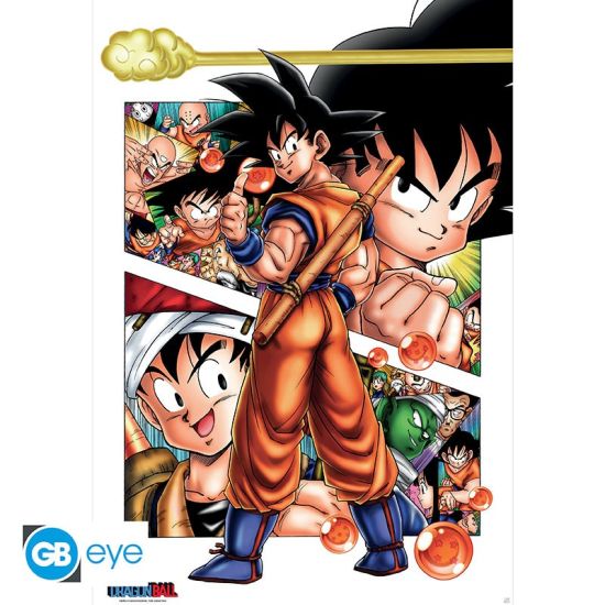 Dragon Ball : Affiche histoire DB/Son Goku (91.5x61cm) Précommande