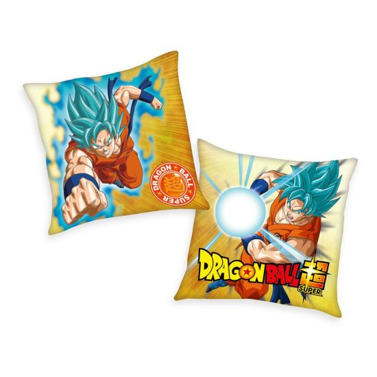 Dragon Ball Super : Oreiller SSGSS Son Goku (40 cm x 40 cm)