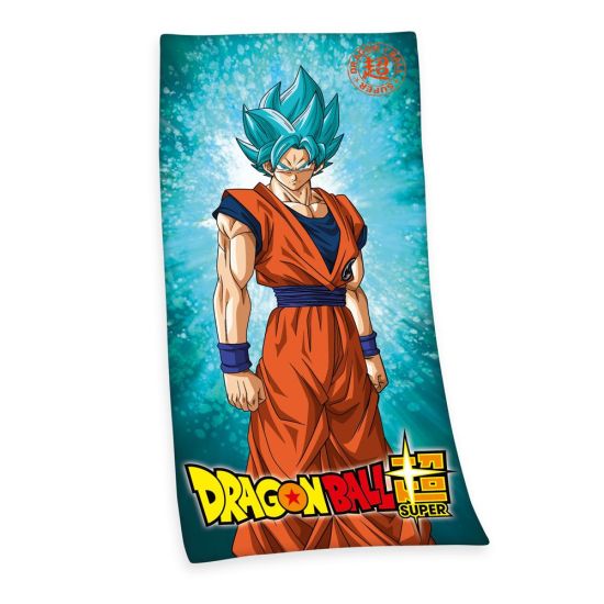 Dragon Ball Super : Serviette Super Saiyan God Super Saiyan Son Goku (150 cm x 75 cm) Précommande