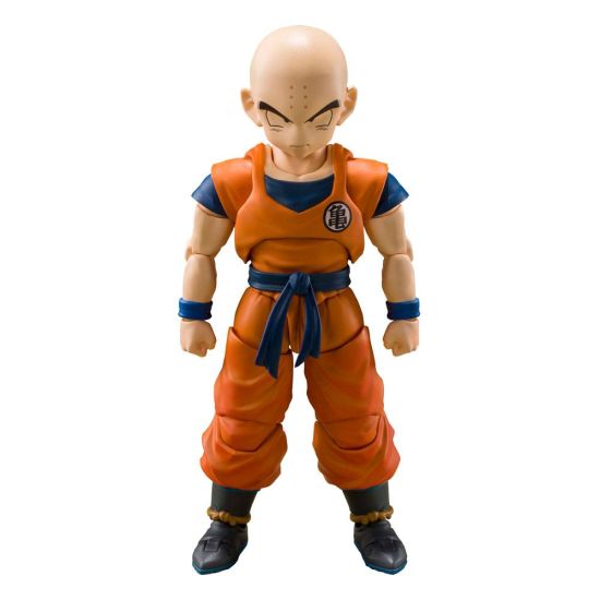 Dragon Ball Z: Krillin Figura de acción SH Figuarts del hombre más fuerte de la Tierra (12 cm)