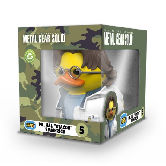 Metal Gear Solid: Dr Hal Otacon Emmerich Tubbz Rubber Duck Collectible (Boxed Edition) Preorder