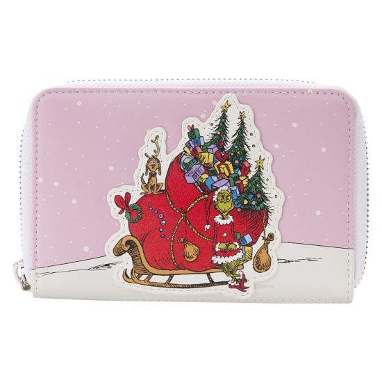 Loungefly Dr Seuss: How the Grinch Stole Christmas! Sleigh Zip Around Wallet