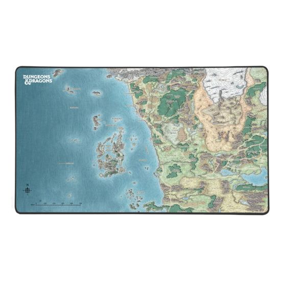 Dungeons & Dragons: Faerun Map XL Mousepad
