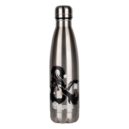 Dungeons & Dragons: Logo Thermo Water Bottle Silver Preorder