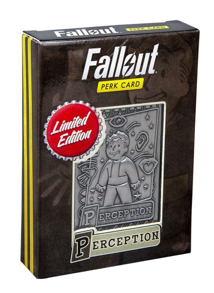 Fallout: Perception Limited Edition Metal Perk Card