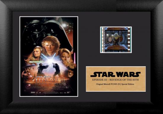 Star Wars: Episode III Revenge Of The Sith Mini Framed Film Cell Preorder