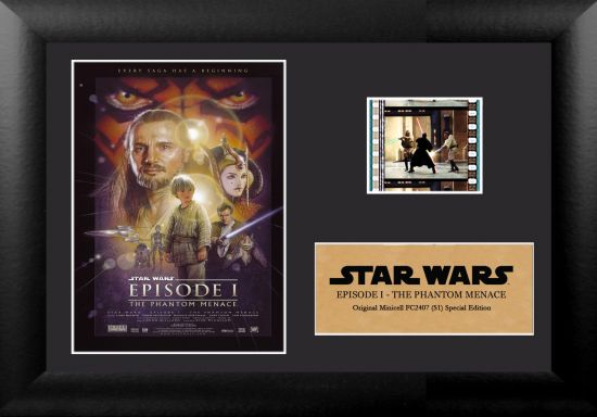Star Wars: Episode I The Phantom Menace Mini Framed Film Cell Preorder
