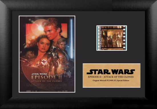 Star Wars: Episode II Attack Of The Clones Mini Framed Film Cell Preorder