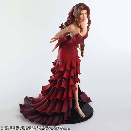 Final Fantasy VII Remake : Aerith Gainsborough Static Arts Gallery Statue Robe Ver. (24cm) Précommande