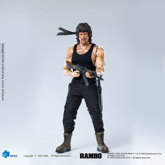 First Blood II: John Rambo Exquisite Super Series Action Figure 1/12 (16cm) Preorder