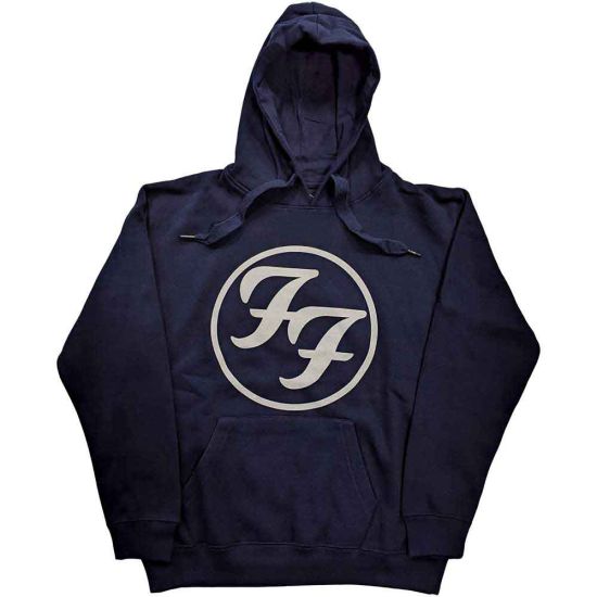 Foo Fighters: FF Logo - Navy Blue Pullover Hoodie