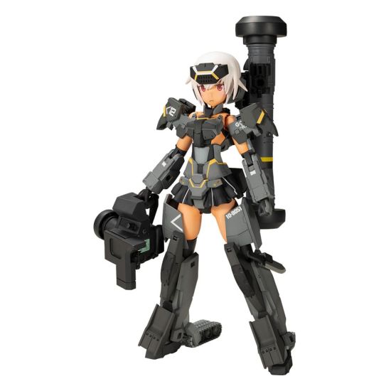 Frame Arms Girl: Gourai-Kai (Black) with FGM148 Type Anti-Tank Missile Plastic Model Kit (16cm) Preorder