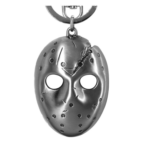Friday the 13th: Jason's Mask Metal Keychain Preorder
