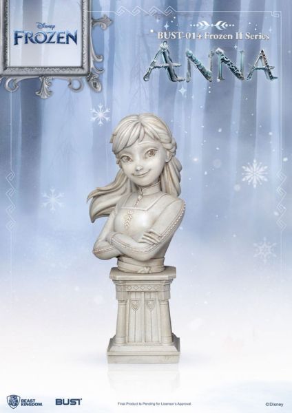 Série Frozen II : Buste Anna en PVC (16 cm) Précommande
