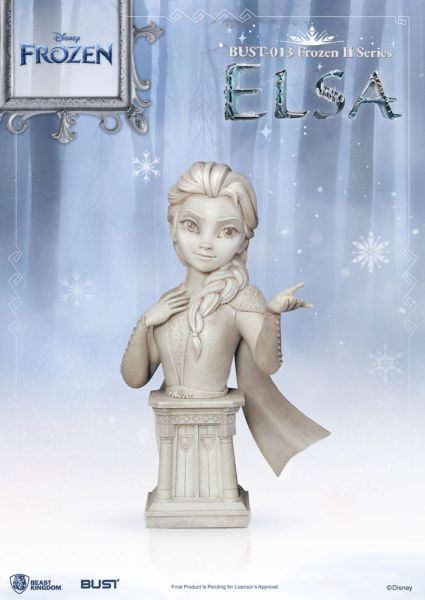 Serie Frozen II: Busto de PVC de Elsa (16 cm) Reserva