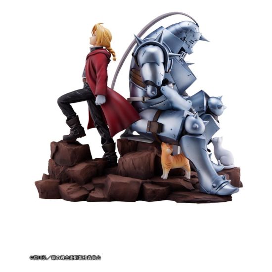 Fullmetal Alchemist: Brotherhood - Edward Elric & Alphonse Elric PVC Statue (24cm)